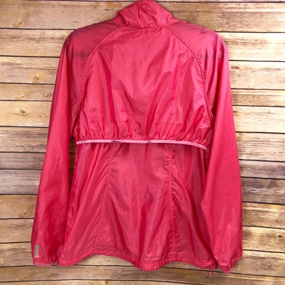 Zella Jackets & Coats Zella Neon Pink Running Windbreaker Jacket Poshmark